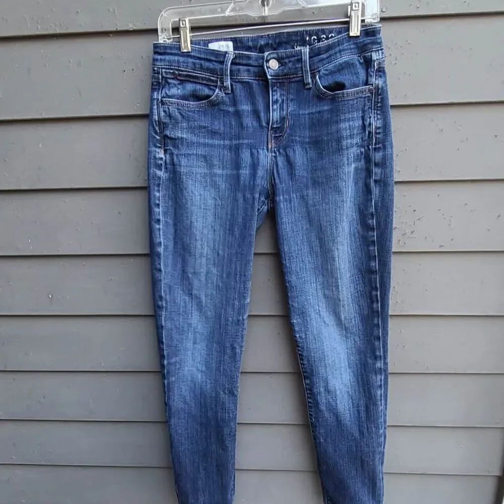 GAP 1969 Mid Rise Skinny Jeans size 28/6r
